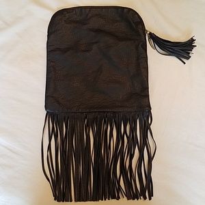 Volcom Leather Janis Clutch Bag